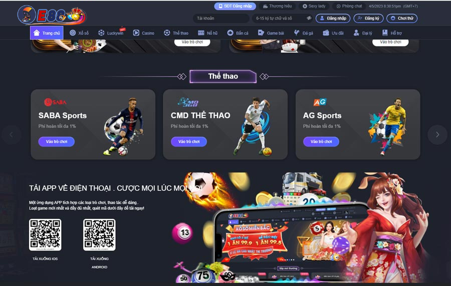 Cách Tải app E88 Trên Các Thiết Bị Khác Nhau
